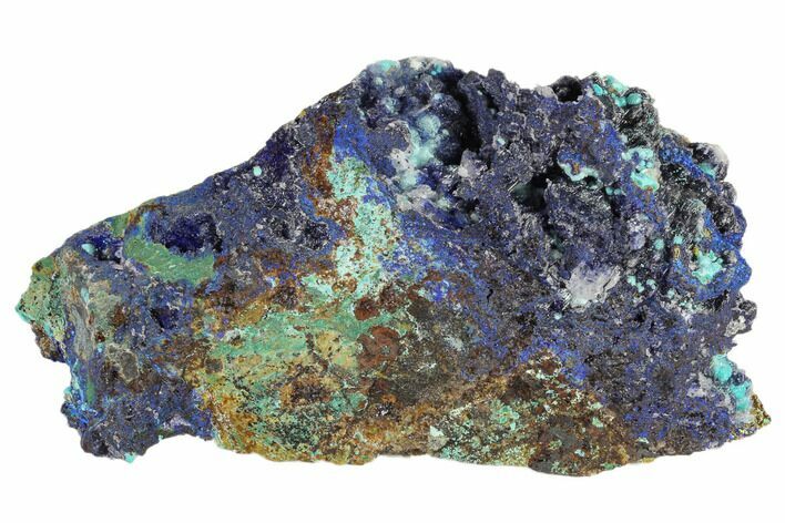 Azurite, Malachite, Hemimorphite and Rosasite Association - Utah #119512